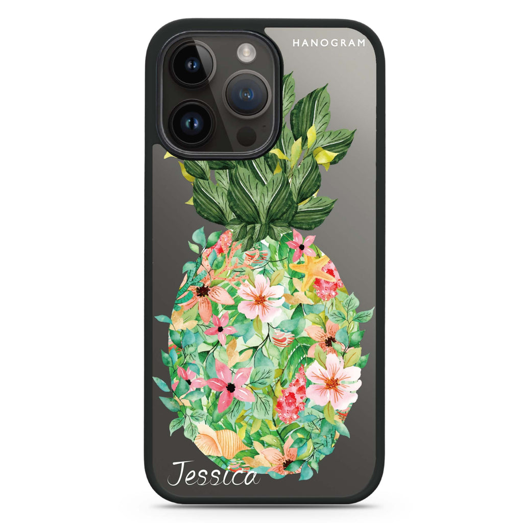 Floral Pineapple Impact Guard Bumper Case