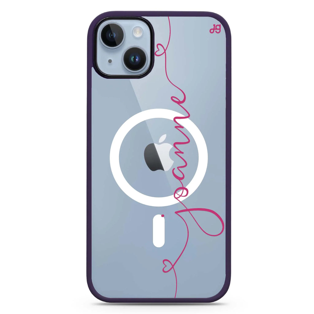 Loving Heart I iPhone 14 Plus MagSafe Compatible Impact Guard Bumper Case