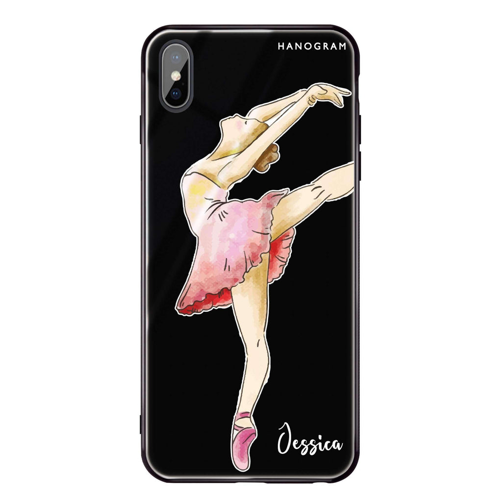 Ballet Girl iPhone X Glass Case