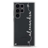 Think Different personalized name Samsung Galaxy S26/S25/S24/S23/S22 Ultra ultra clear case, transparent design, main view