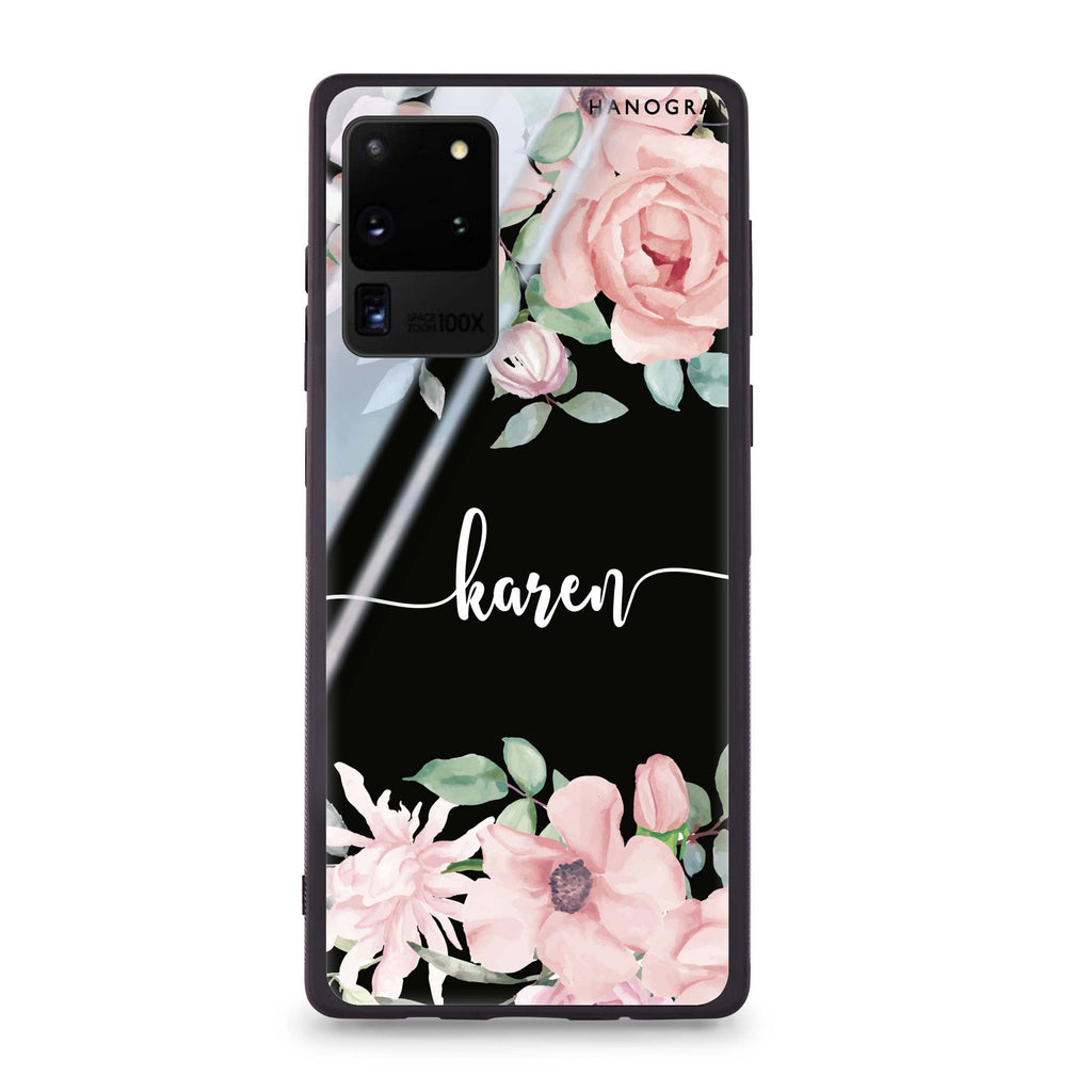 Forever Love Rose Samsung Glass Case