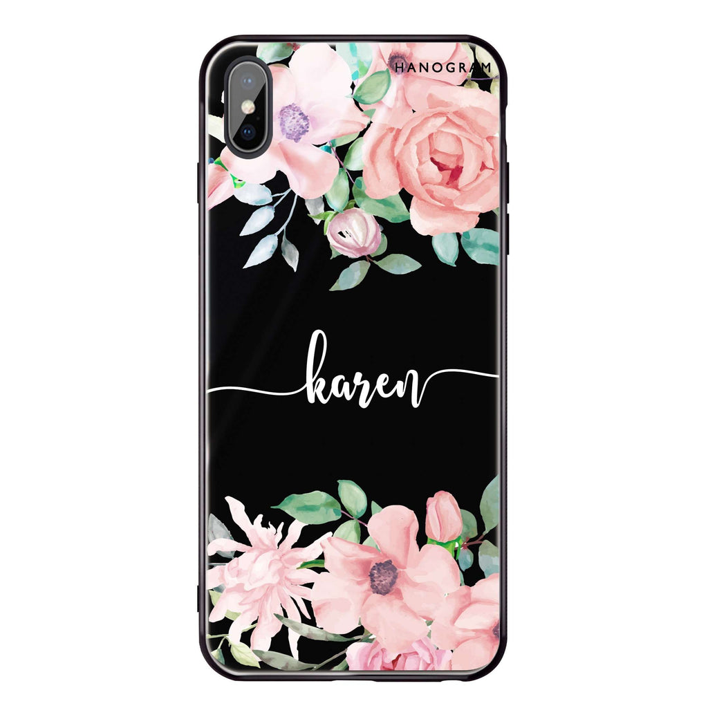 Forever Love Rose iPhone X Glass Case