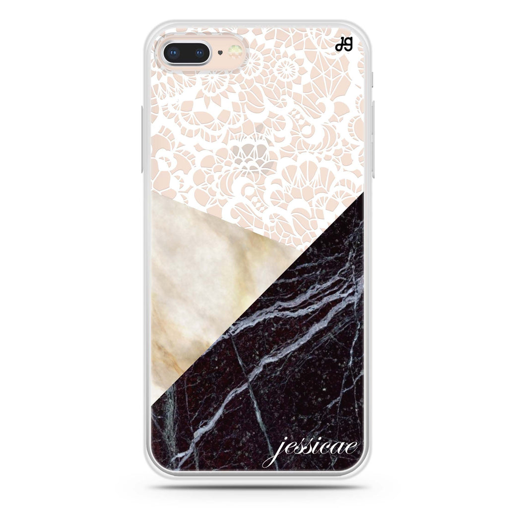 Marble Lace iPhone 7 Plus Ultra Clear Case