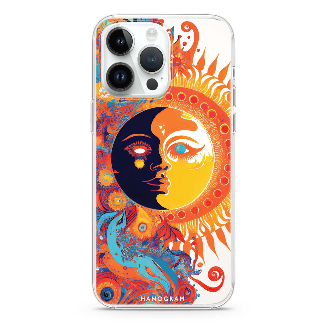 Moon & Sun iPhone 14 Pro Ultra Clear Case