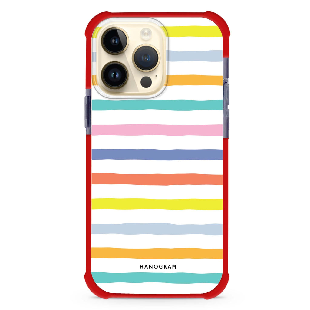 Colourful Line MagSafe Compatible Ultra Shockproof Case