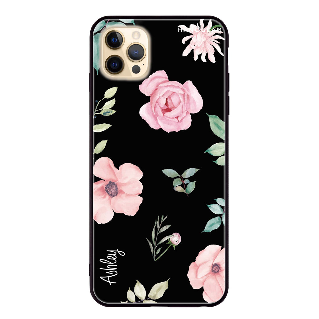 Rose Flower iPhone 12 Pro Max Glass Case
