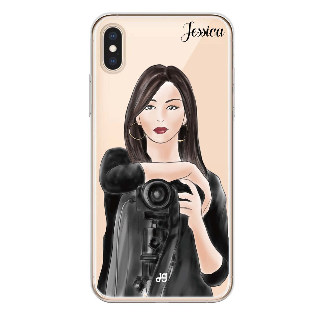 Camera girl III iPhone XS Ultra Clear Case