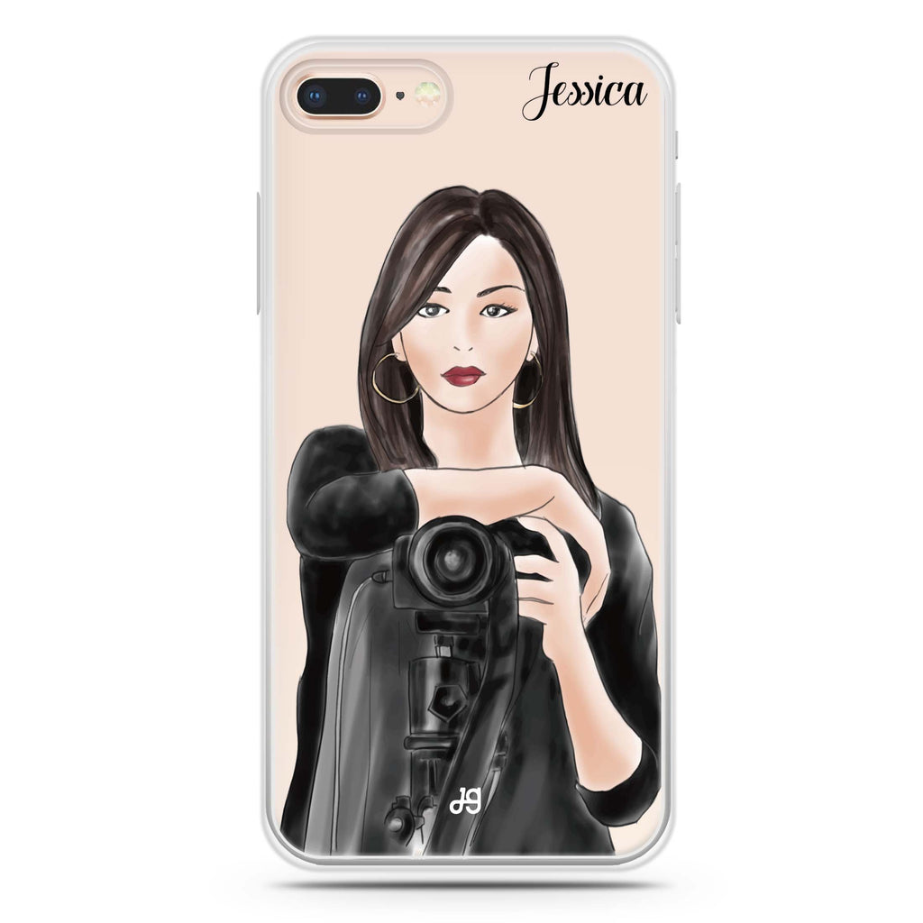 Camera girl III iPhone 8 Plus Ultra Clear Case