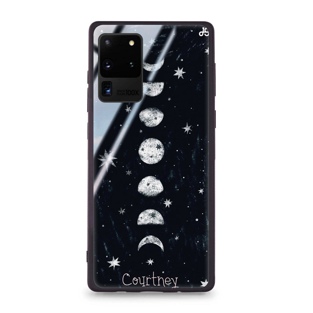 Phases of the moon Samsung S20 Ultra Glass Case