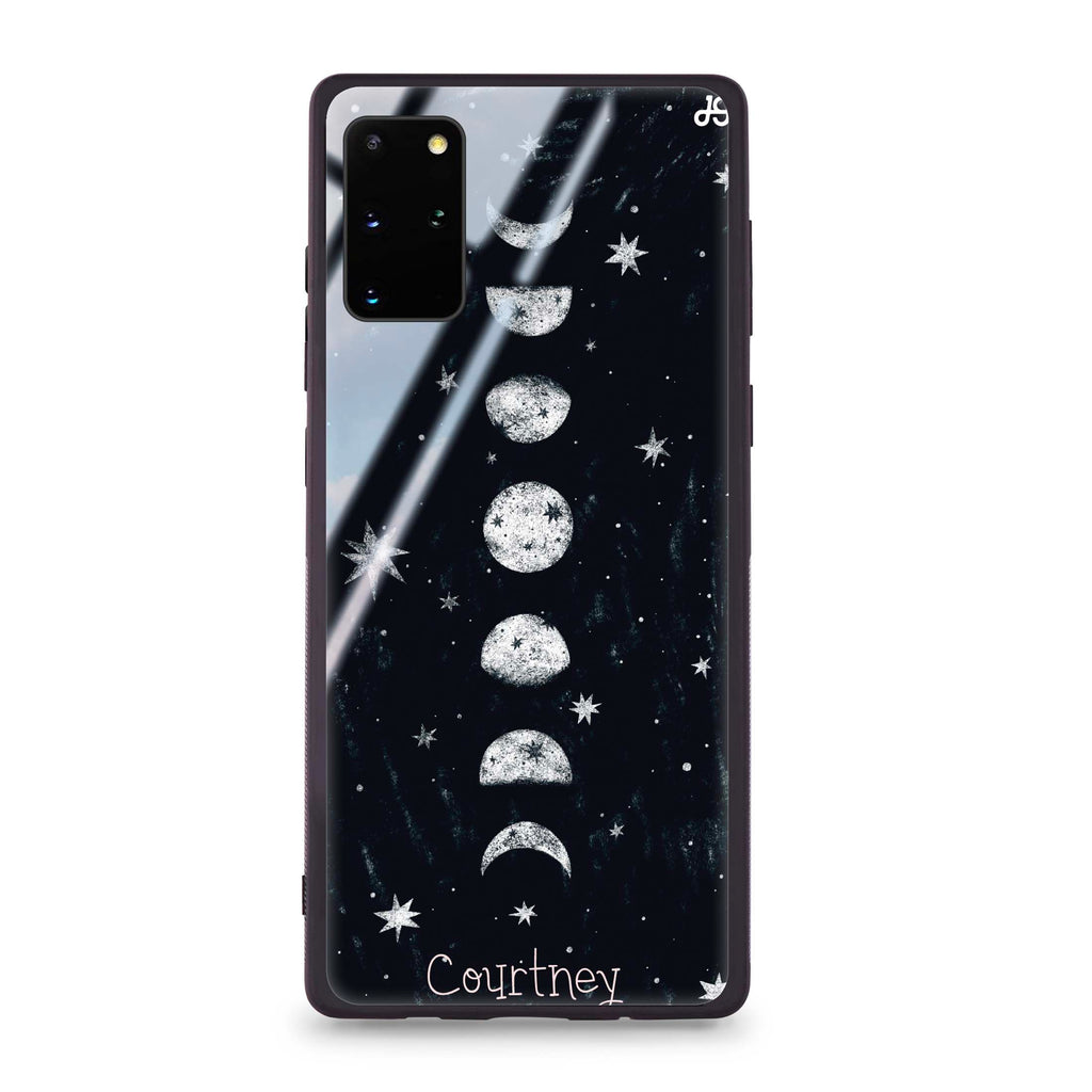 Phases of the moon Samsung S20 Plus Glass Case