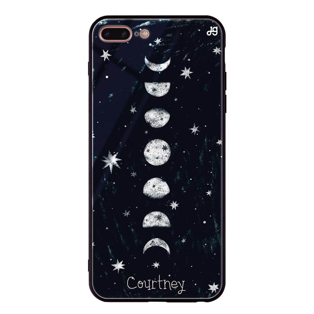 Phases of the moon iPhone 8 Plus Glass Case
