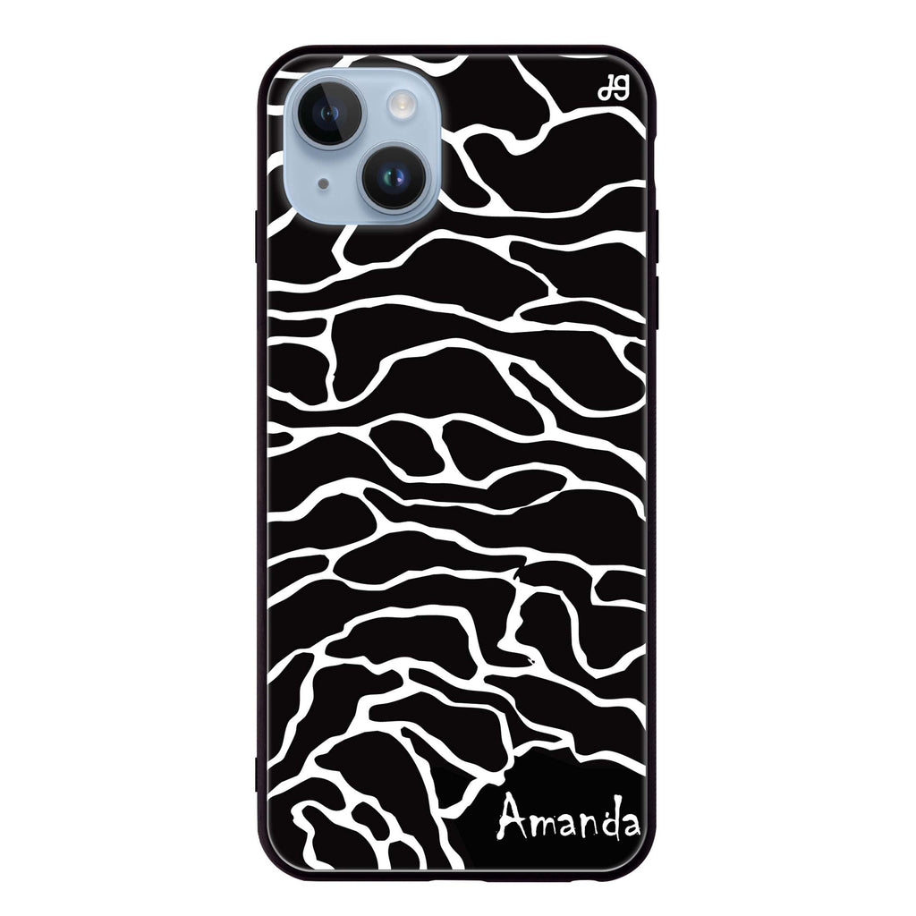 Contour Mapping iPhone 14 Plus Glass Case