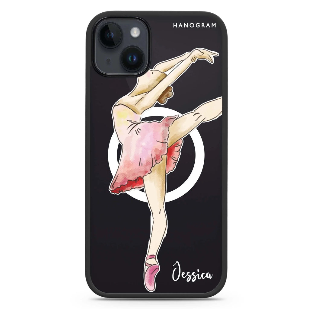 Ballet Girl iPhone 14 Plus MagSafe Compatible Impact Guard Bumper Case