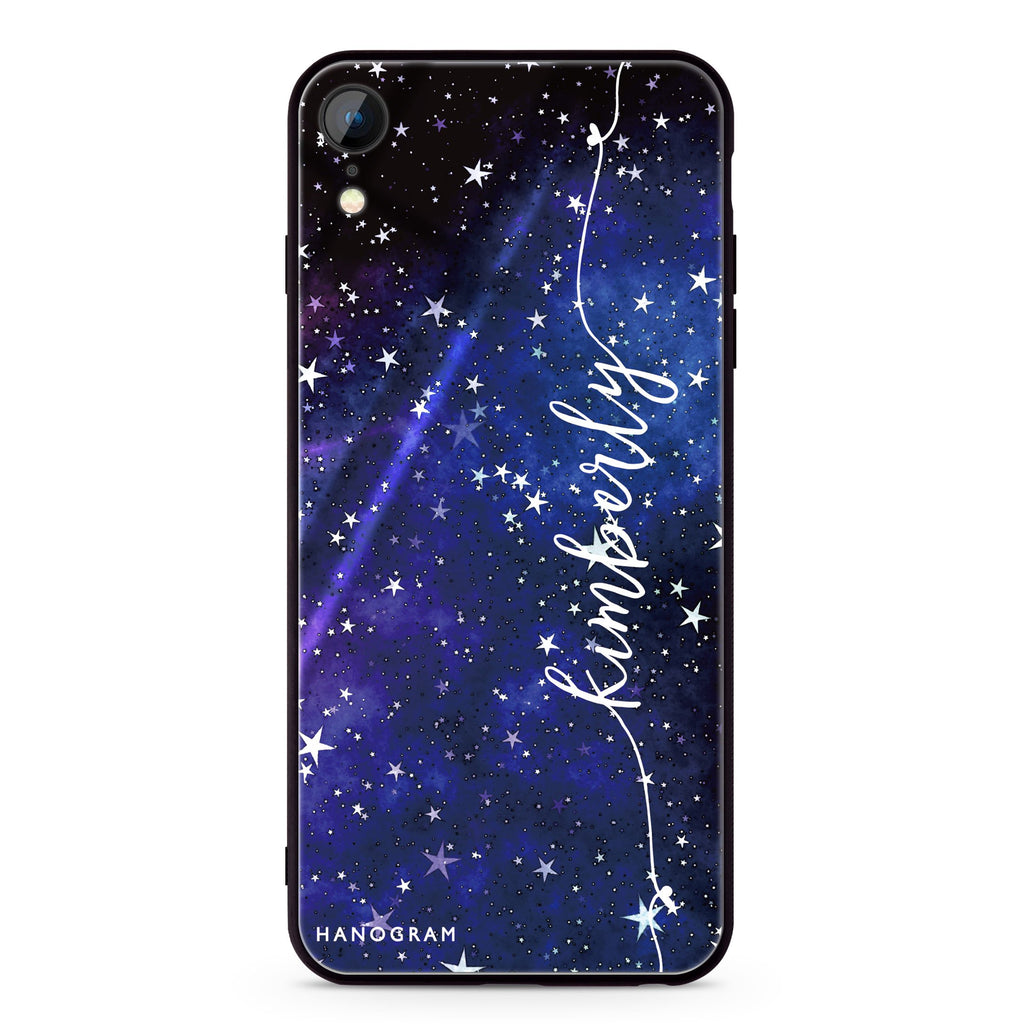 Stardust iPhone XR Glass Case