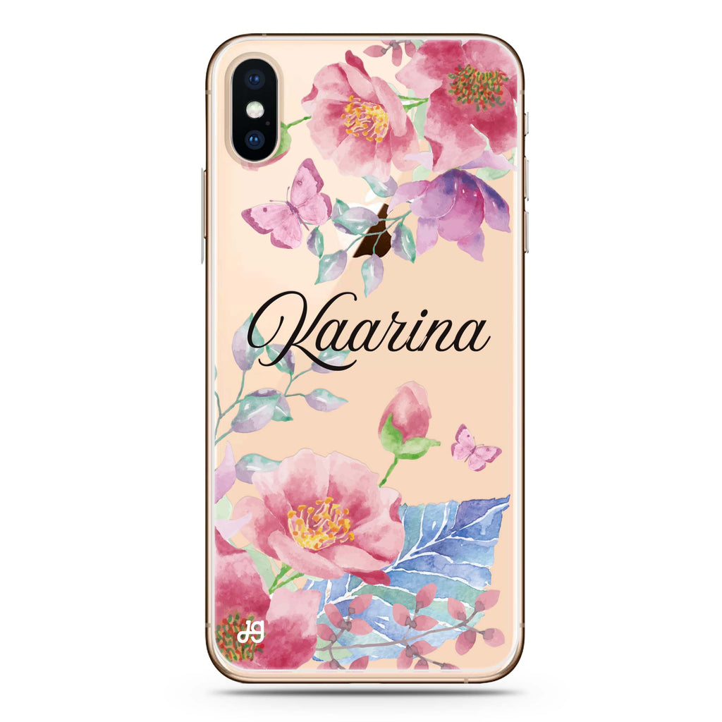 Butterfly Garden iPhone XS Max Ultra Clear Case