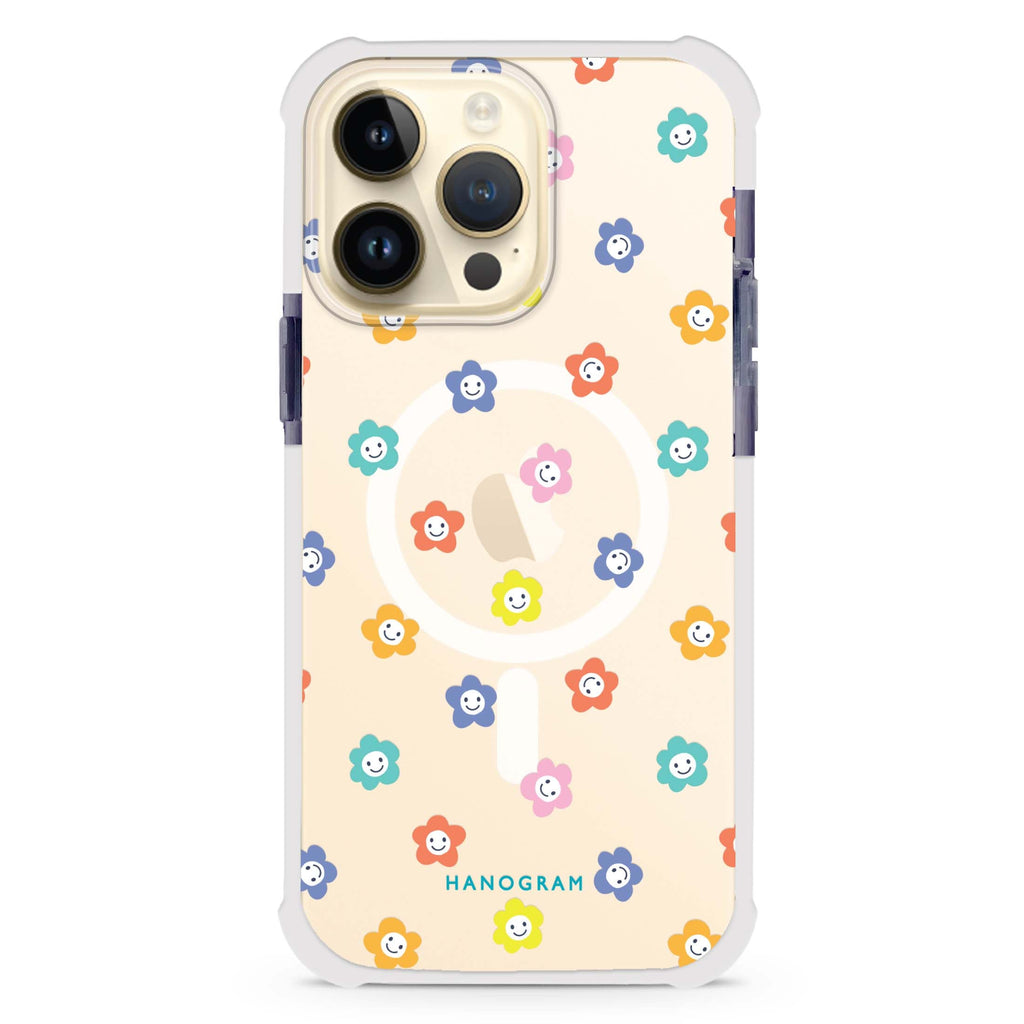 Little Smile Flowers MagSafe Compatible Ultra Shockproof Case