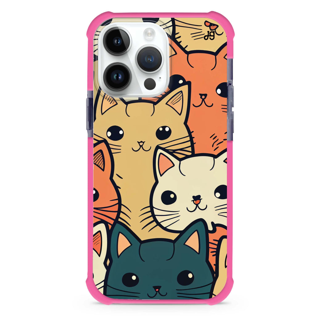 Look Cats II MagSafe Compatible Ultra Shockproof Case