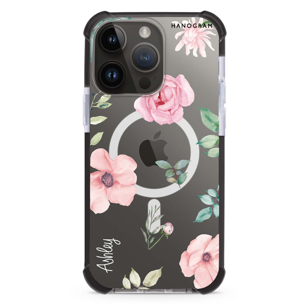 Rose Flower MagSafe Compatible Ultra Shockproof Case