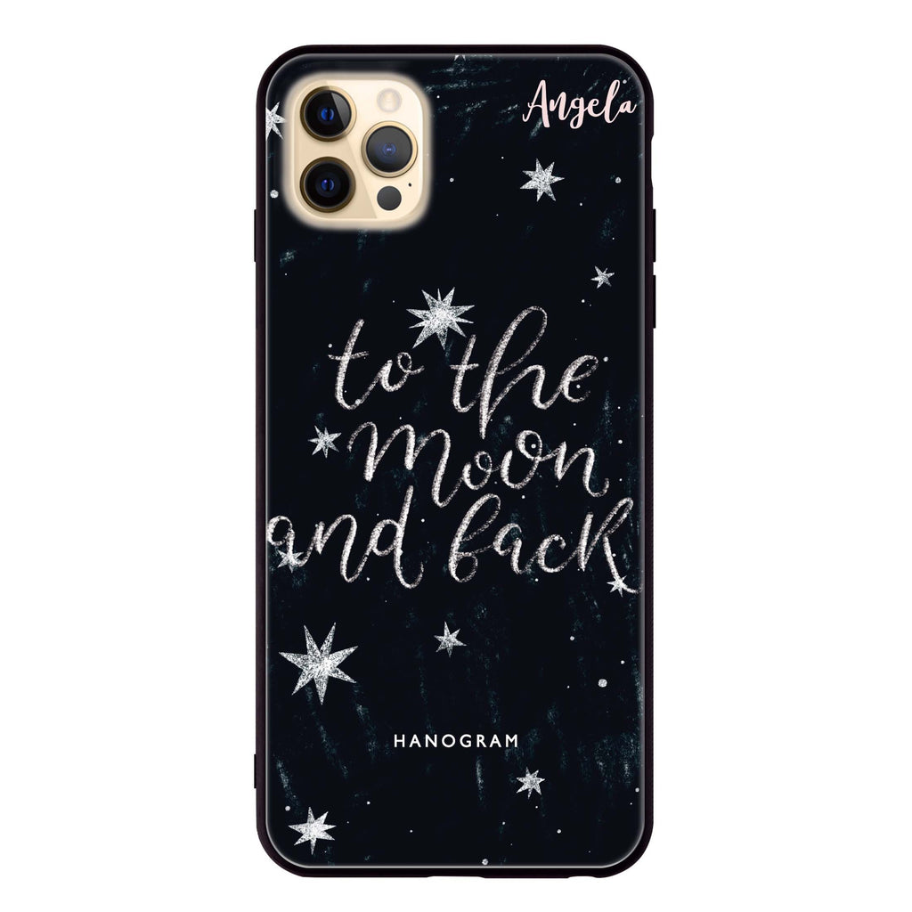 To the moon and back iPhone 12 Pro Max Glass Case