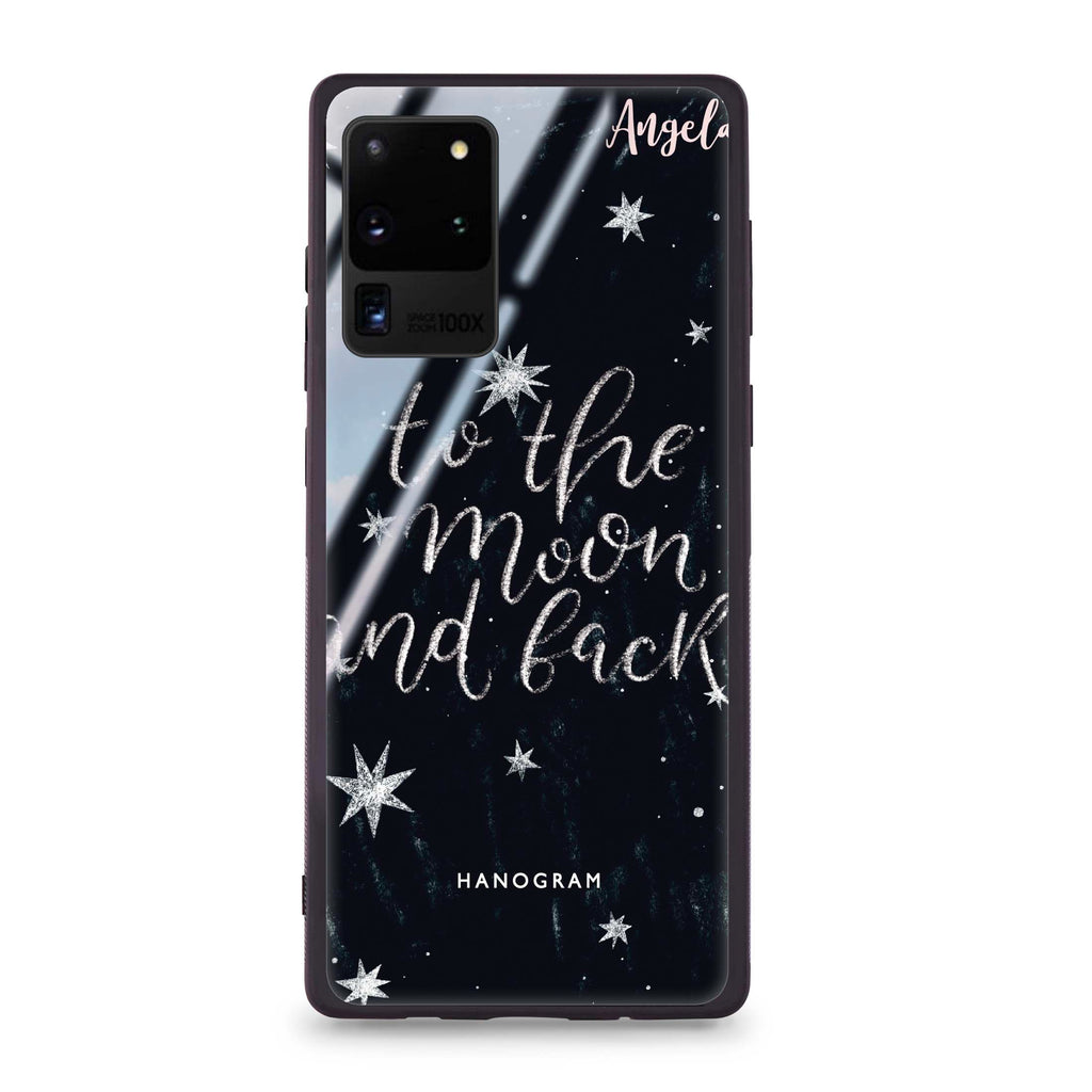 To the moon and back Samsung S20 Ultra Glass Case
