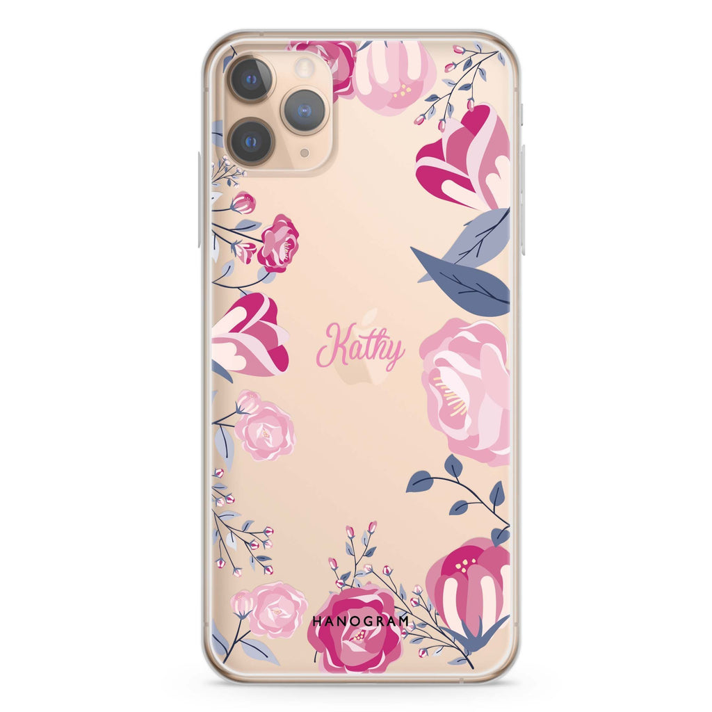 Trendy Flowers iPhone 11 Pro Max Ultra Clear Case