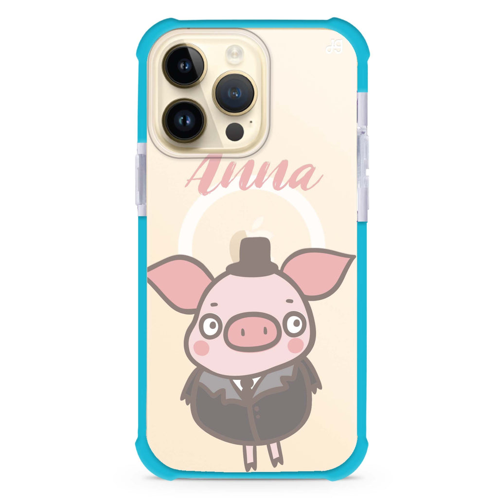 Funny Piggy MagSafe Compatible Ultra Shockproof Case