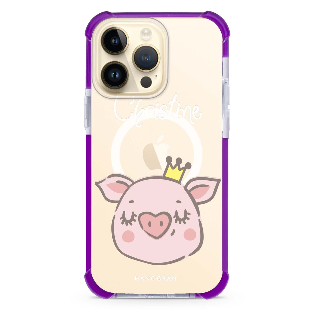 Piggy Queen MagSafe Compatible Ultra Shockproof Case