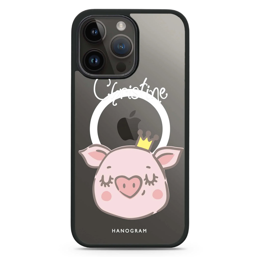 Piggy Queen MagSafe Compatible Impact Guard Bumper Case