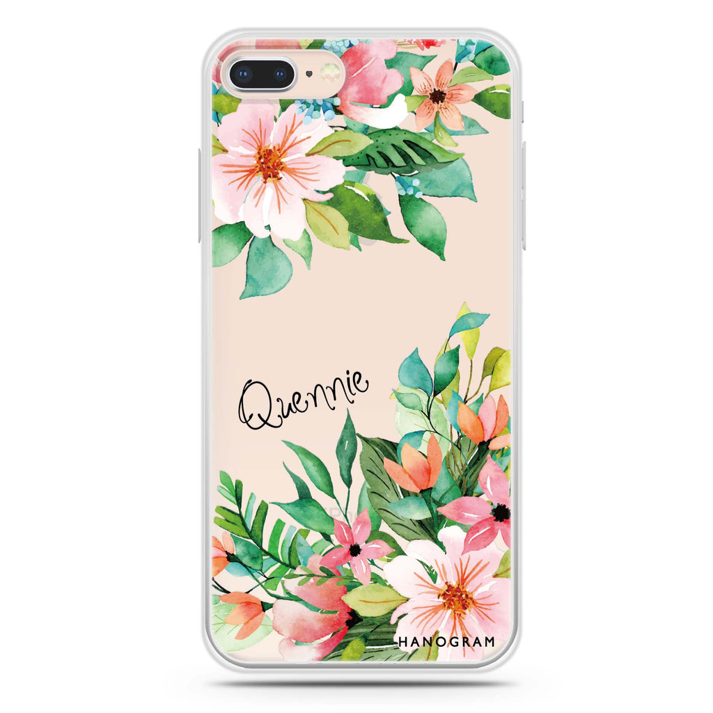 Flower Inspiration iPhone 7 Plus Ultra Clear Case