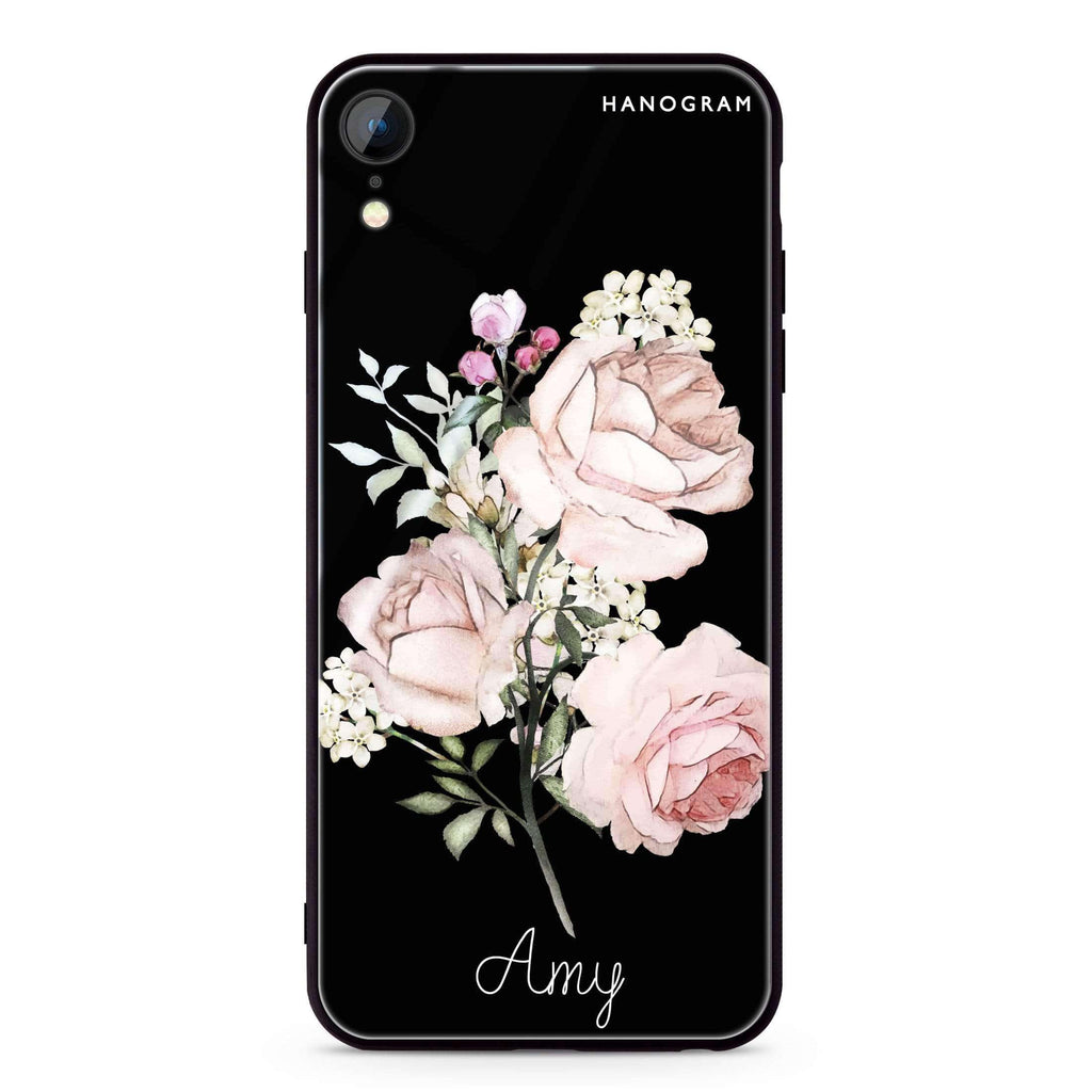 Elegant Rose II iPhone XR Glass Case