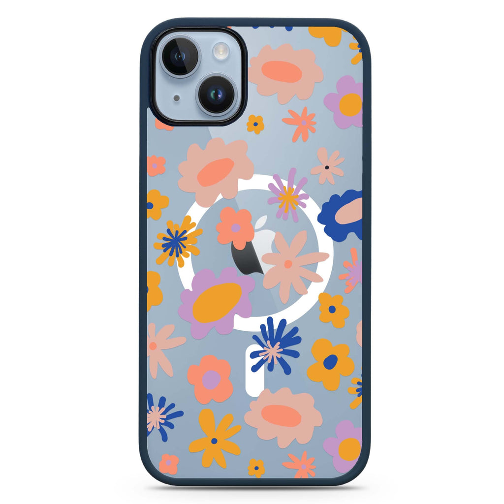 My love & pure heart iPhone 14 Plus MagSafe Compatible Impact Guard Bumper Case