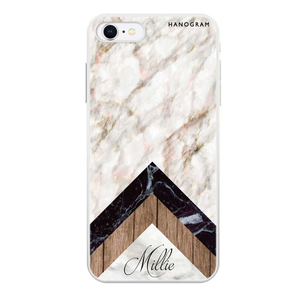 Marble & Wood iPhone SE Ultra Clear Case