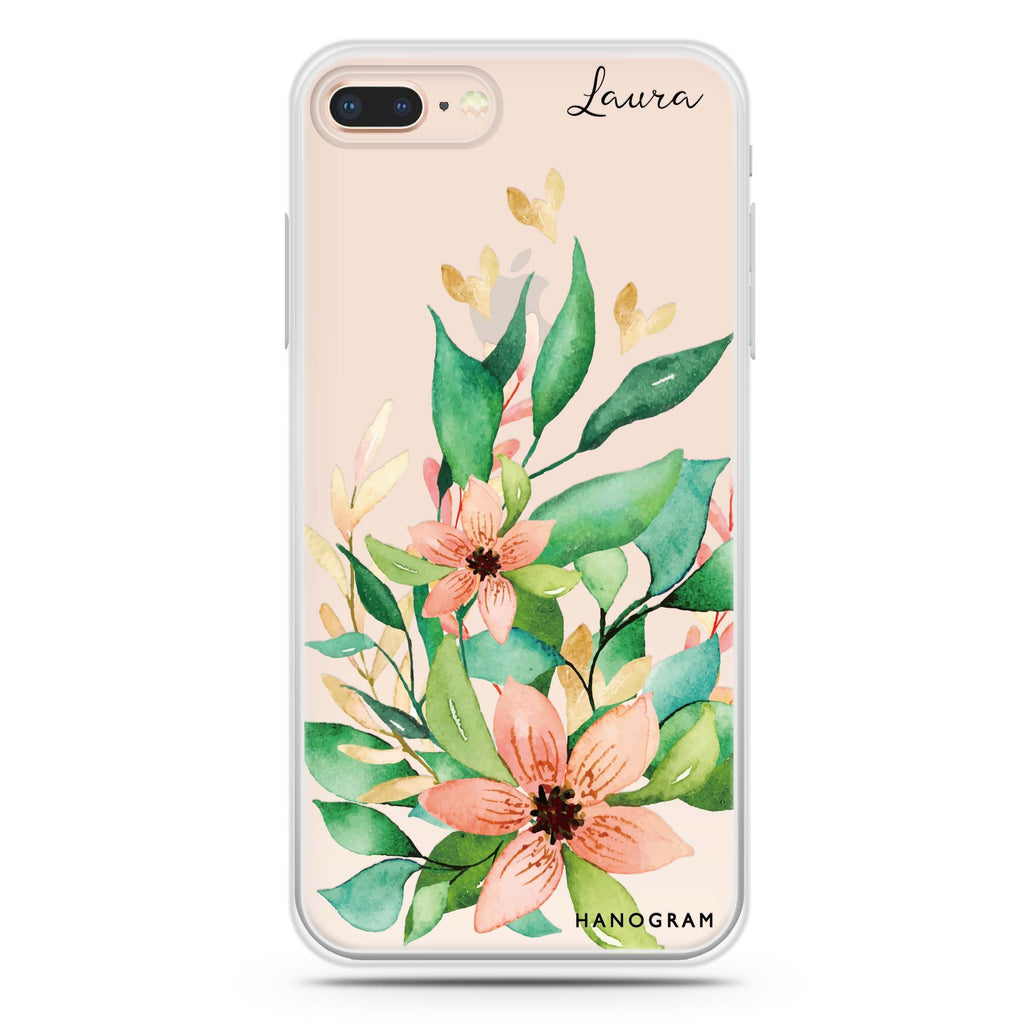 Floral Bloom iPhone 8 Plus Ultra Clear Case