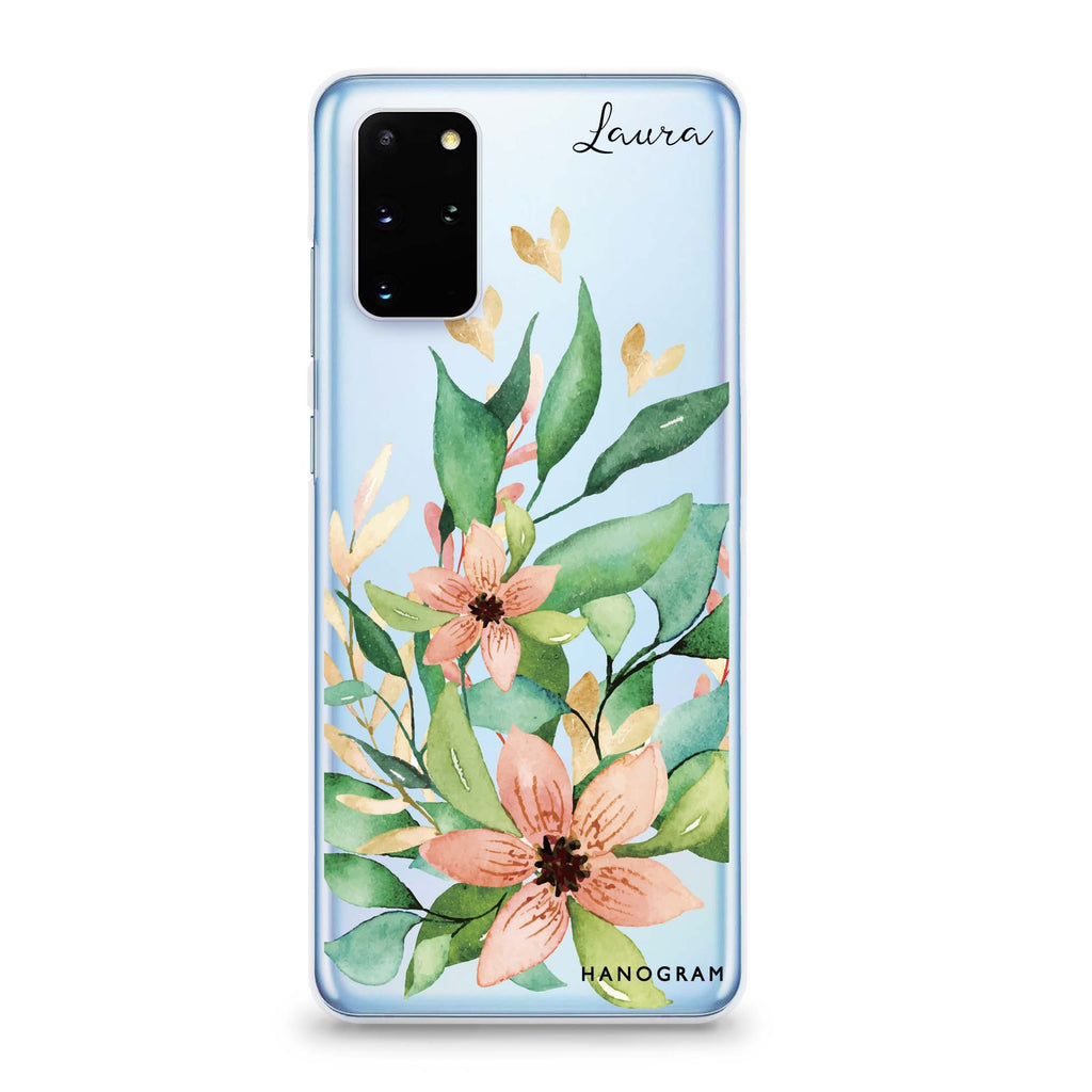 Floral Bloom Samsung S20 Soft Clear Case
