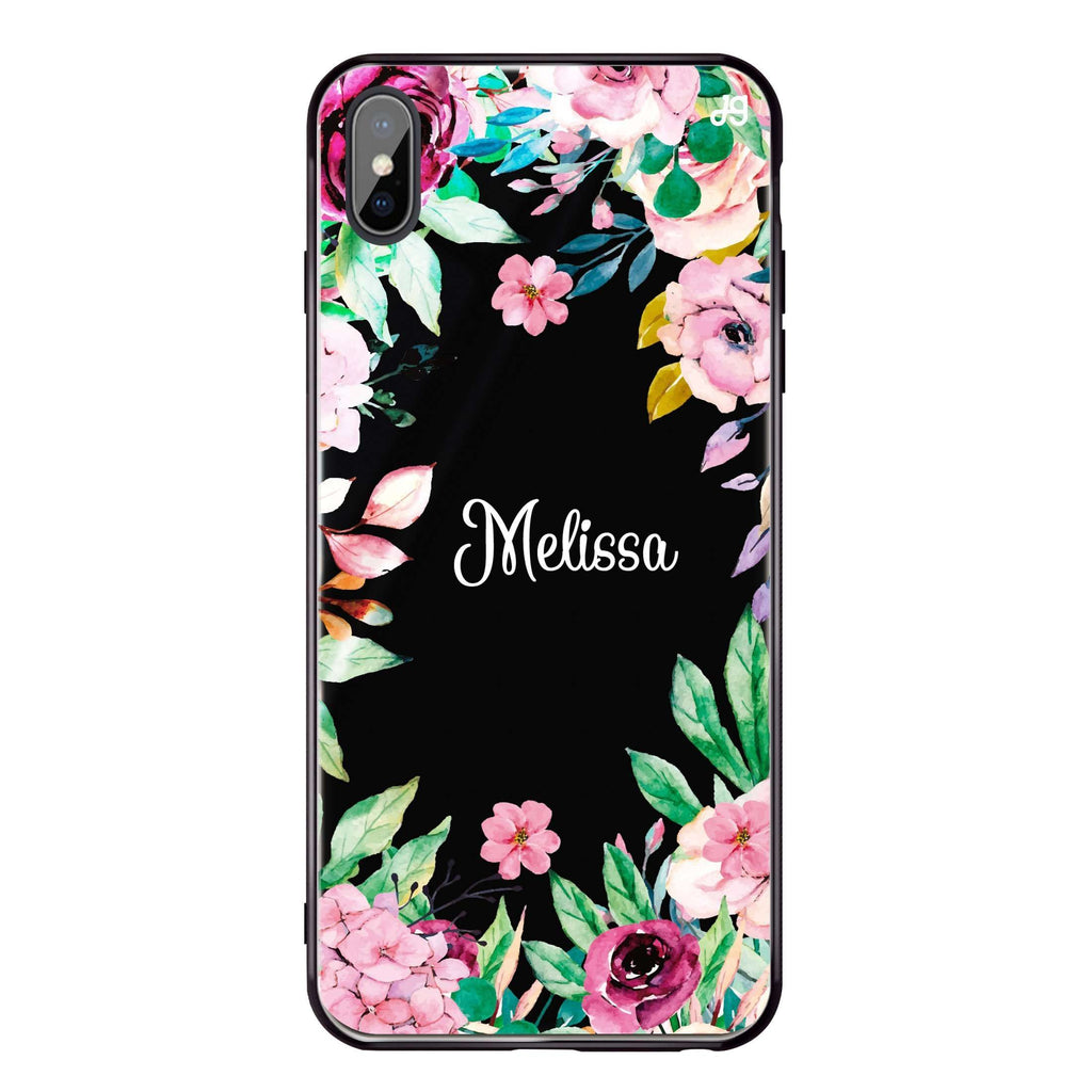 Floral Dream II iPhone X Glass Case