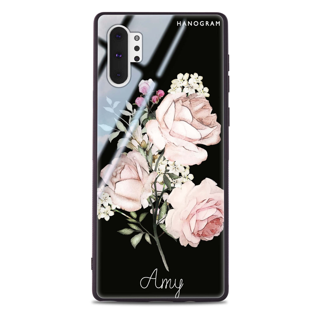 Elegant Rose II Samsung Note 10 Plus Glass Case