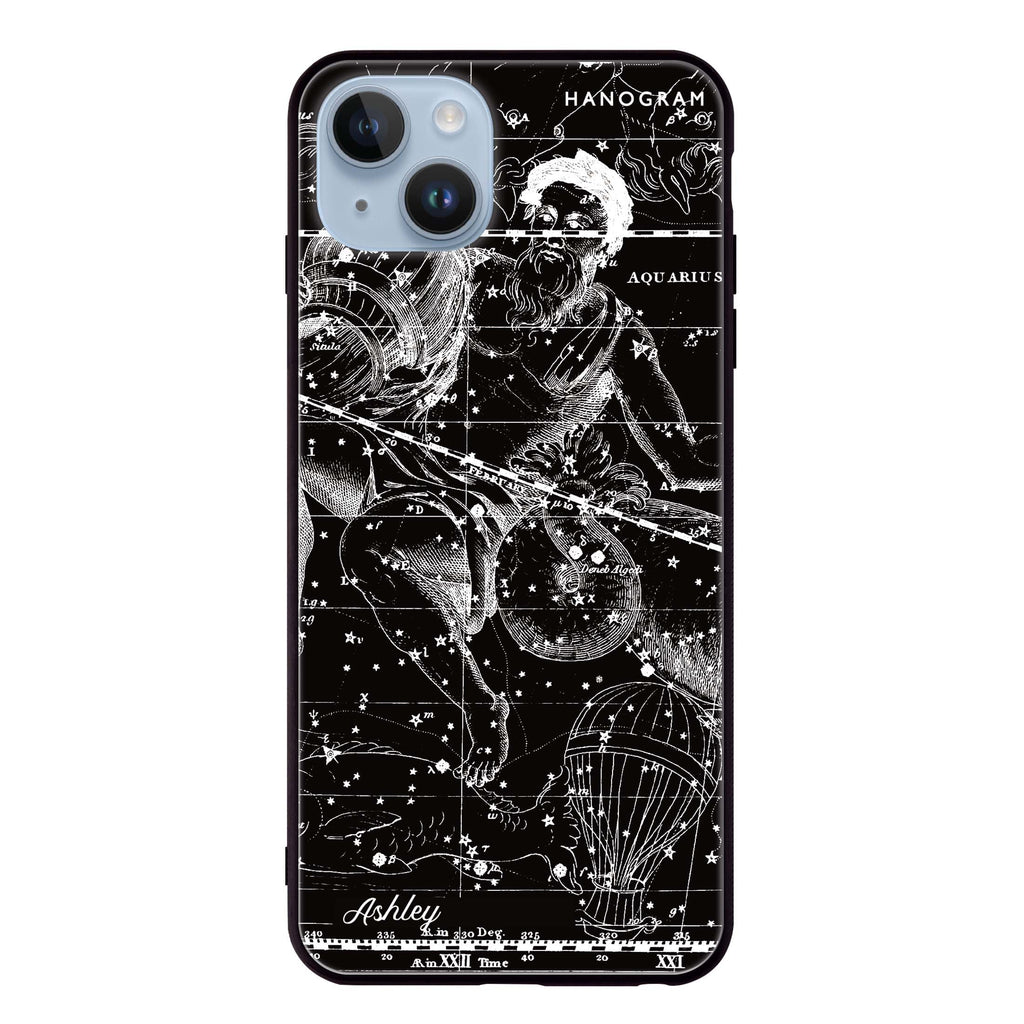 Star Map II iPhone 14 Plus Glass Case