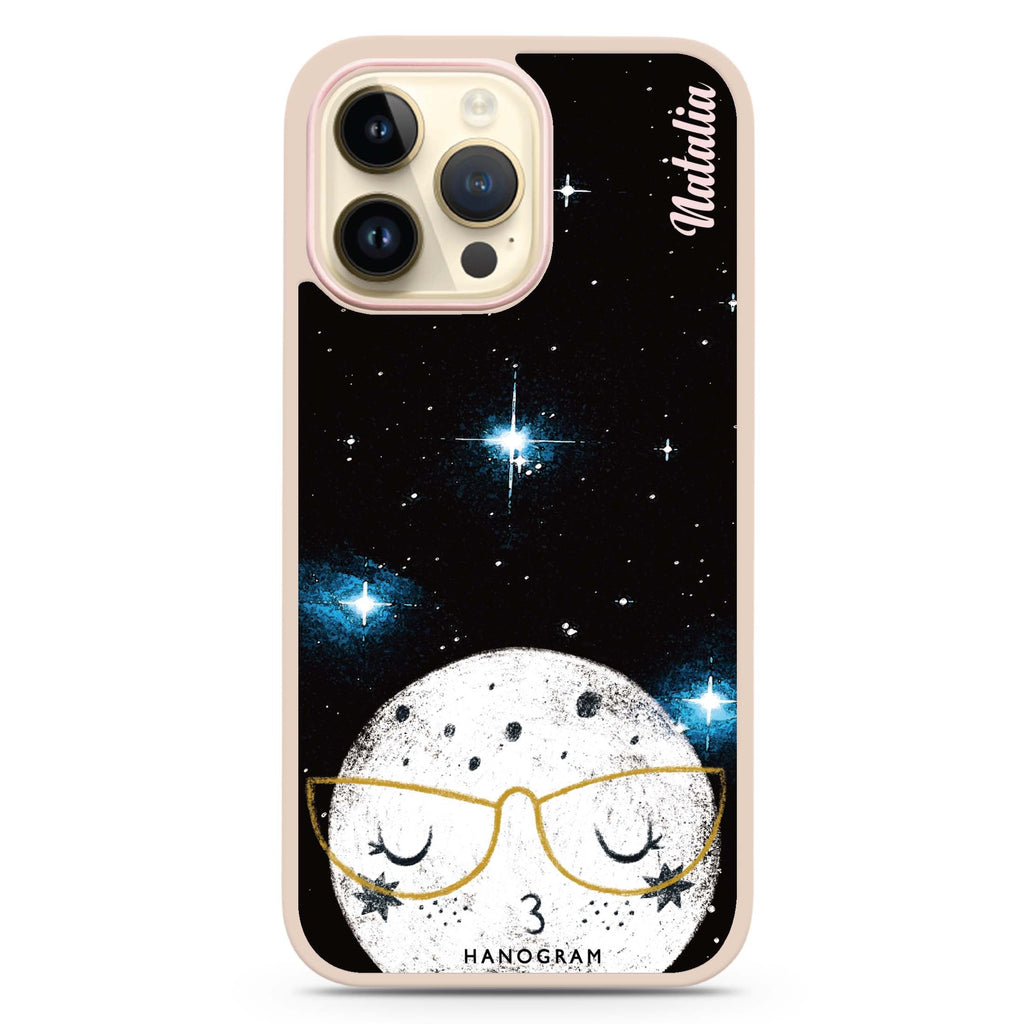Glasses Moon Impact Guard Bumper Case