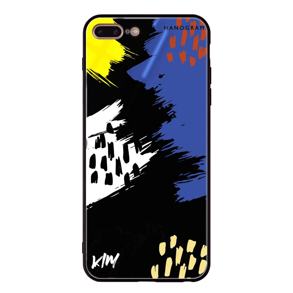 Trendy Abstract I iPhone 8 Plus Glass Case