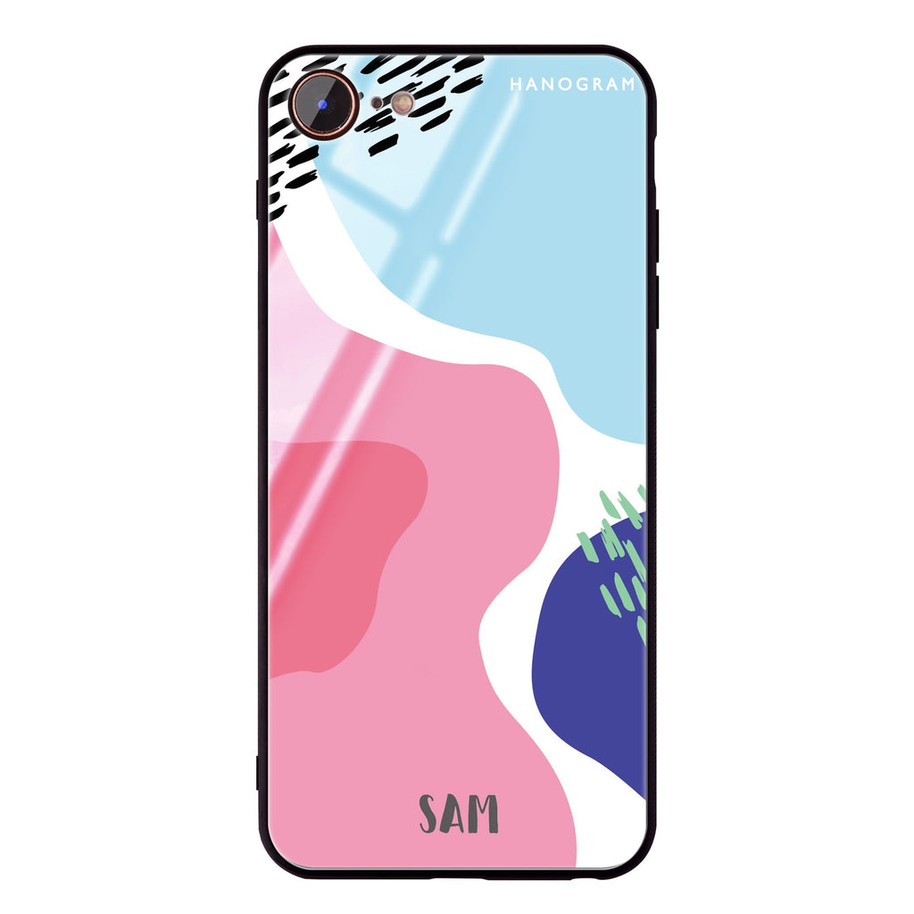 Trendy Abstract II iPhone 7 Glass Case