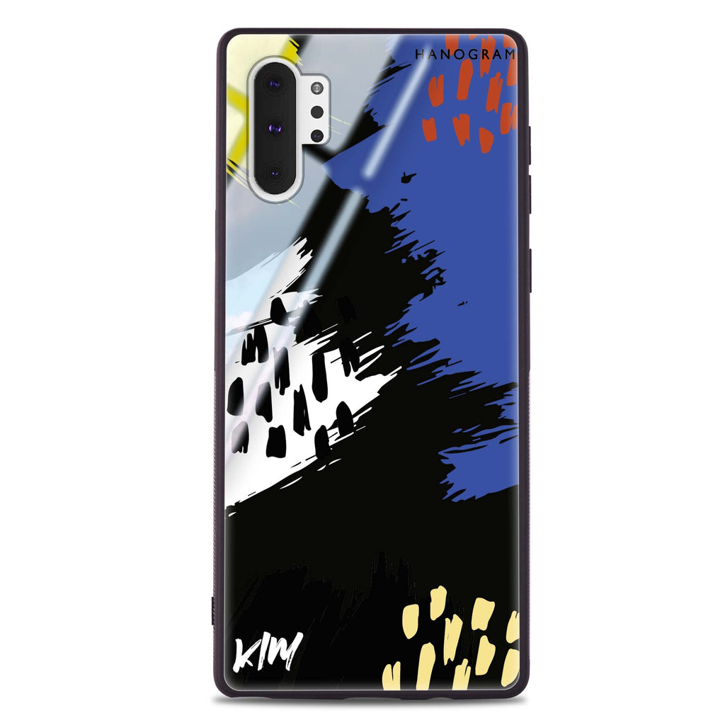 Trendy Abstract I Samsung Note 10 Plus Glass Case