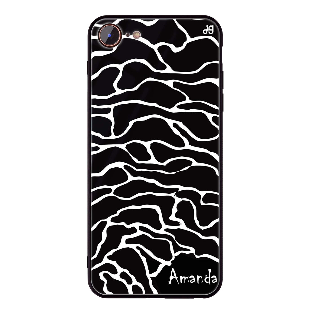 Contour Mapping iPhone 8 Glass Case