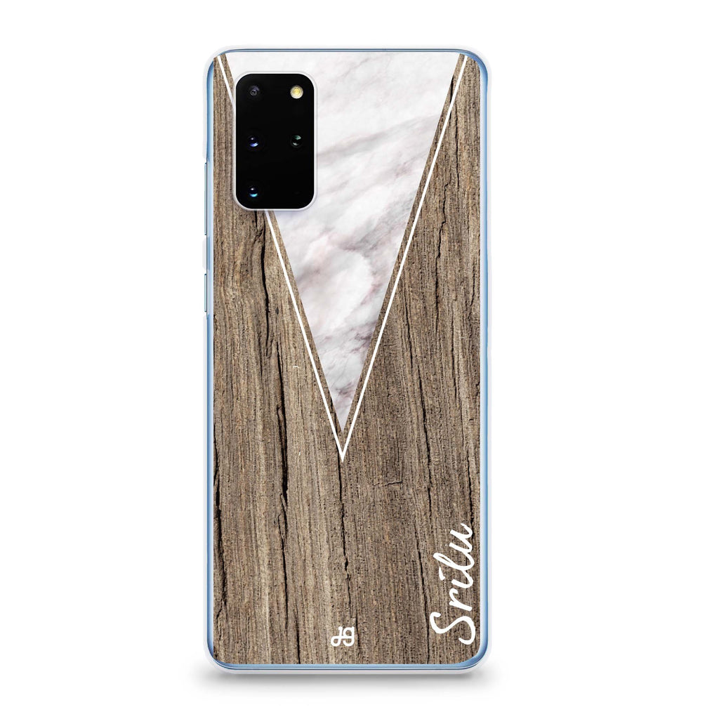 Marble & Wood II Samsung S20 Soft Clear Case
