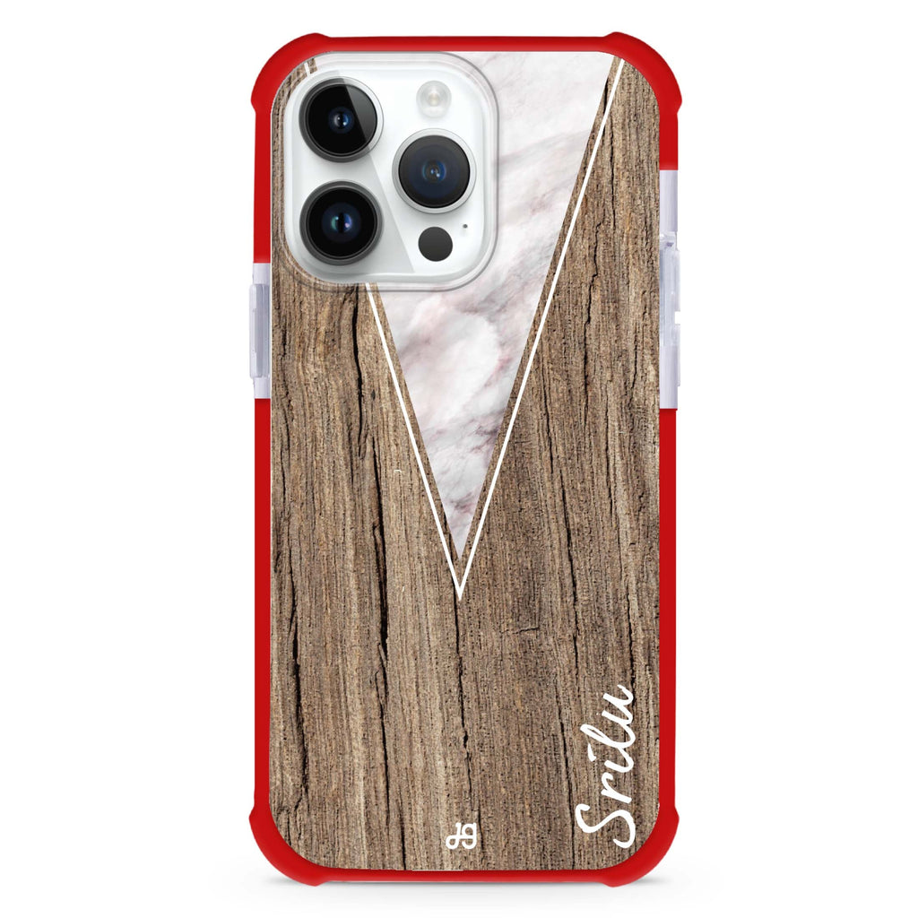 Marble & Wood II Ultra Shockproof Case