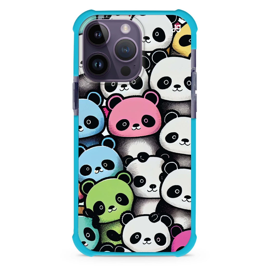 Cute Pandas MagSafe Compatible Ultra Shockproof Case