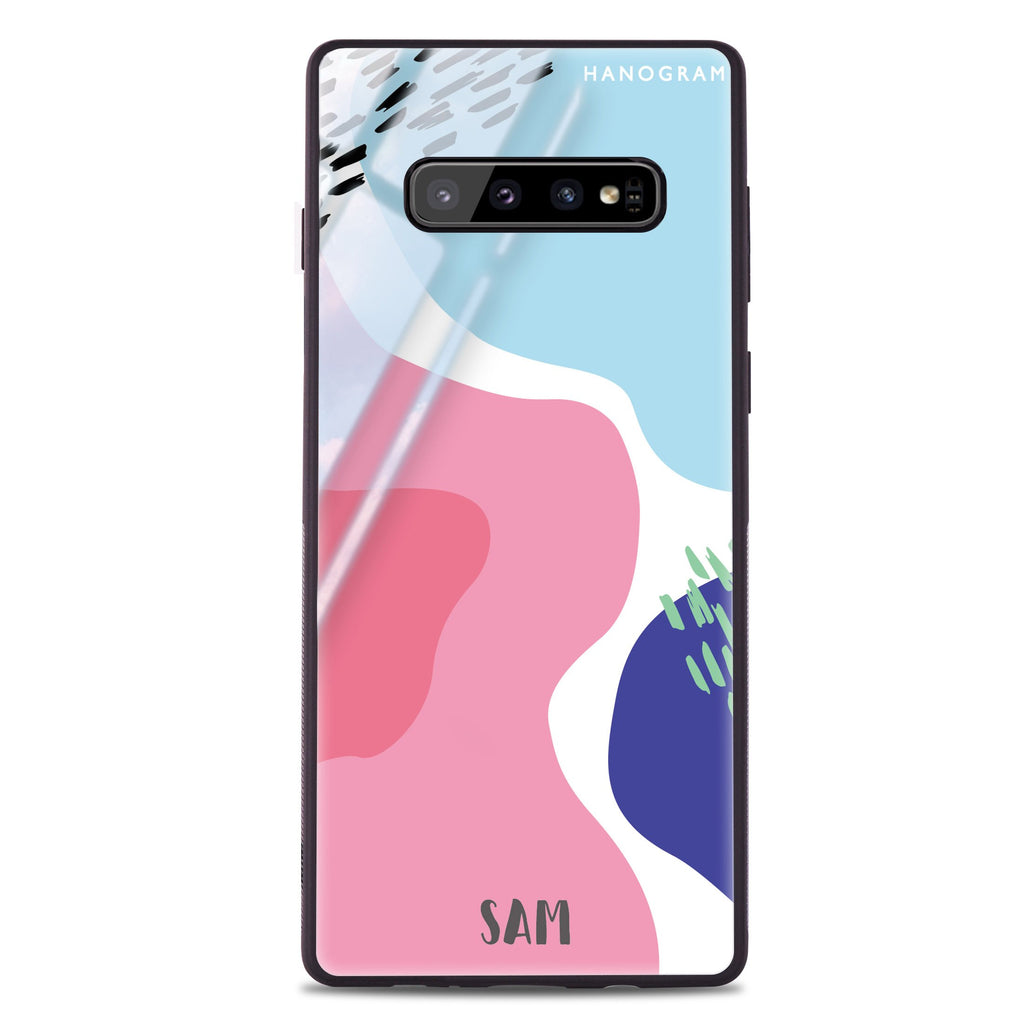 Trendy Abstract II Samsung S10 Plus Glass Case