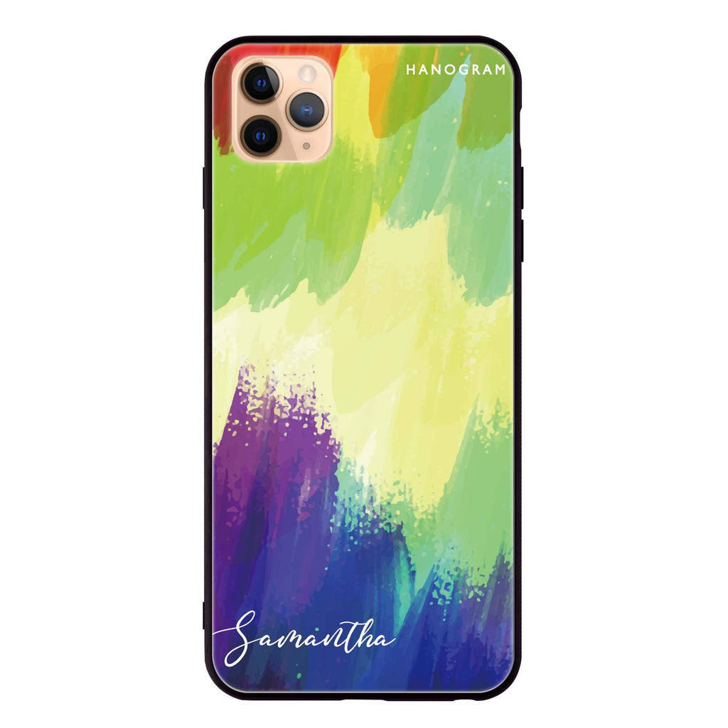 Watercolor Abstract iPhone 11 Pro Max Glass Case
