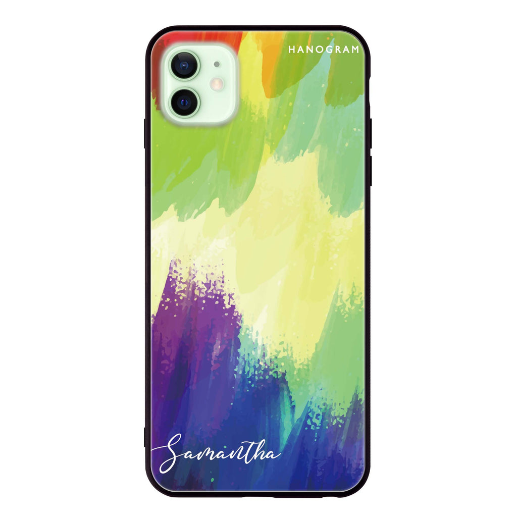 Watercolor Abstract iPhone 12 mini Glass Case