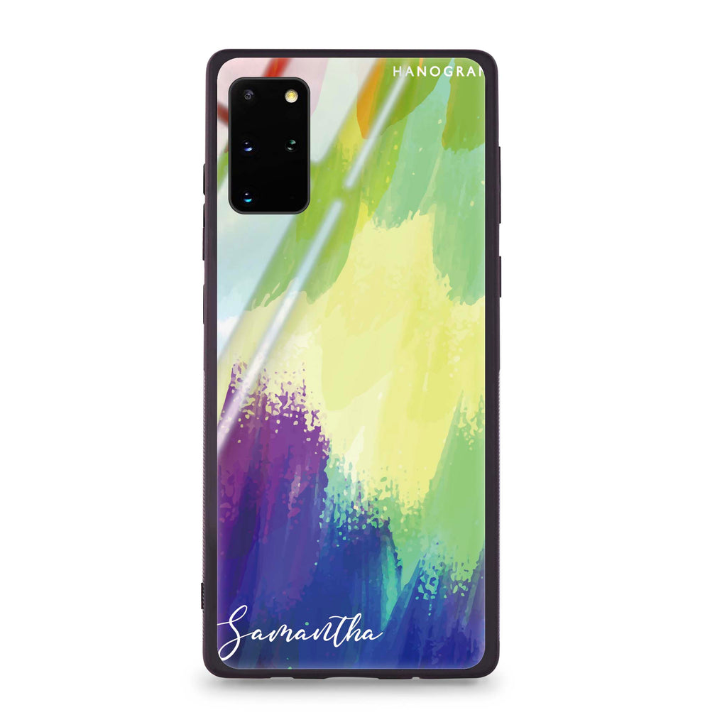 Watercolor Abstract Samsung S20 Plus Glass Case