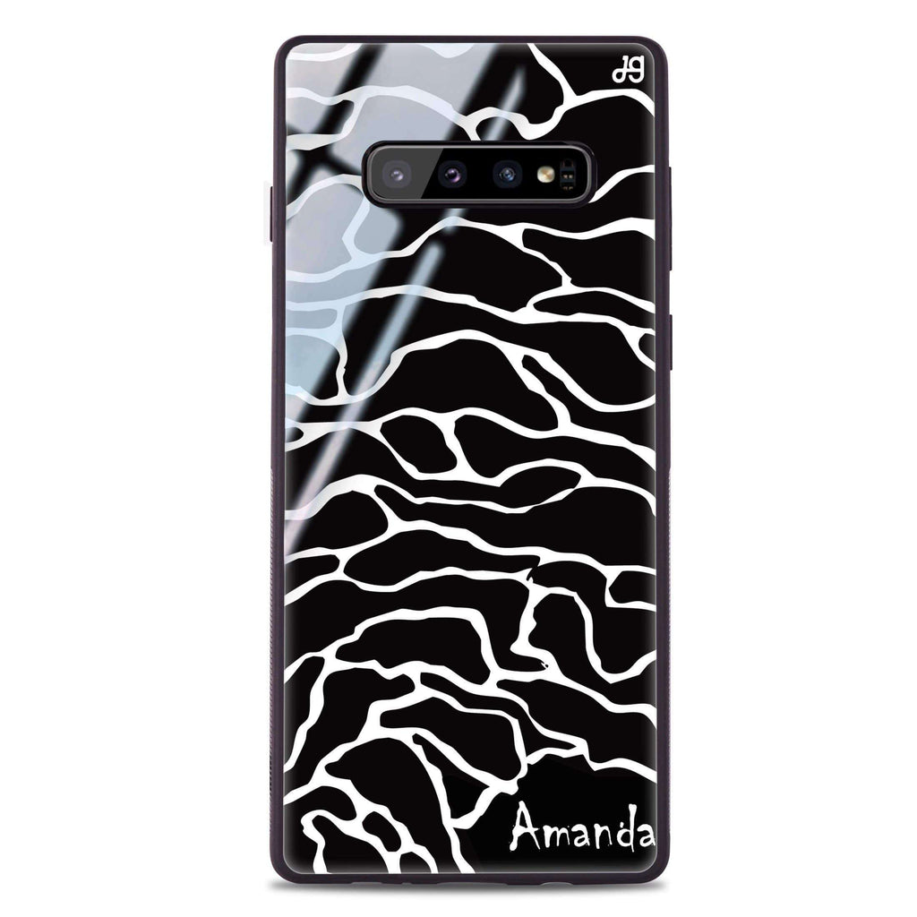 Contour Mapping Samsung S10 Plus Glass Case